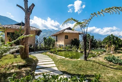 산 전망 더블룸 — Sapa Farmstay